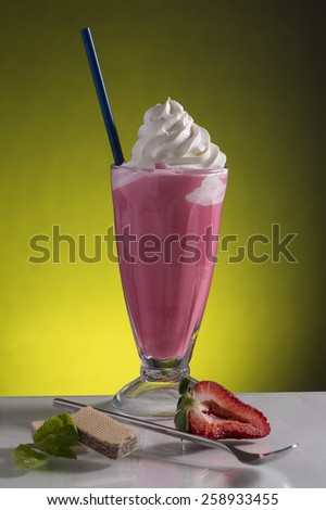 colorful cold frappe for the hot summer days