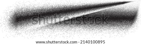 Sprayed black line .Graffiti art design . Noise dispersion logo . Spray effect .Grunge, grainy, gritty texture . Distressed element .vector 