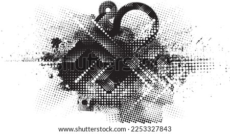 Similar – Image, Stock Photo Artist printing screen in workshop