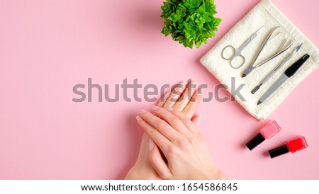 Similar – Foto Bild Fingernagelpflege. schön