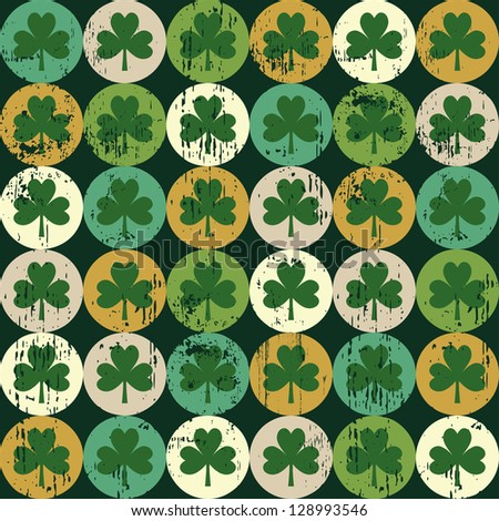 Seamless clover background.  Can be used for St. Patrick's Day