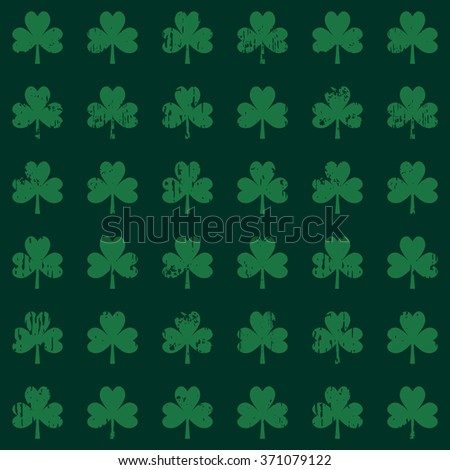 Seamless clover background. Can be used for St. Patrick's Day