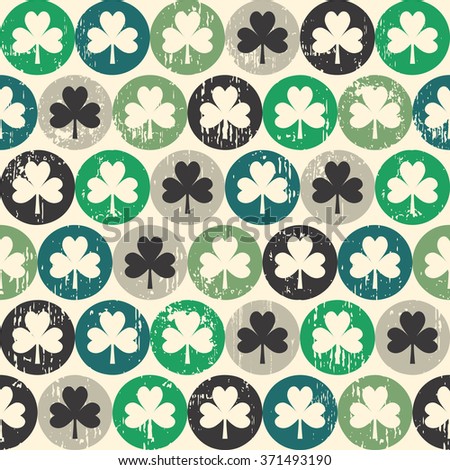Seamless clover background. Can be used for St. Patrick's Day