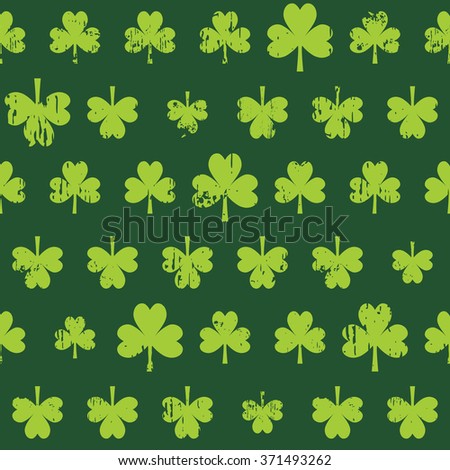 Seamless clover background. Can be used for St. Patrick's Day