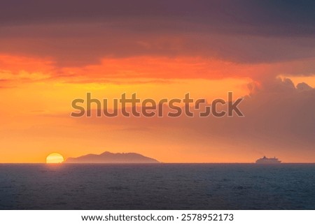 Similar – Image, Stock Photo light clouds over tuscany