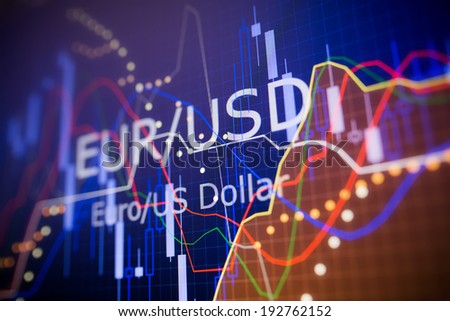 Data analyzing in foreign finance market: the charts and quotes on display. Analytics in pairs EUR / USD