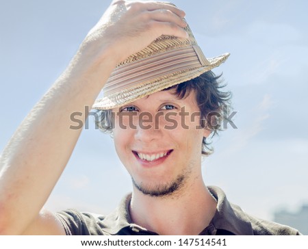 Cool guy in the hat