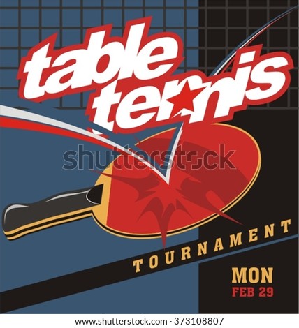 Court tennis,table tennis vector image