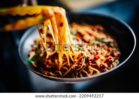 Similar – Image, Stock Photo Close up of tasty grilled sausages and  roasted vegetables. Top view. Grill party plate