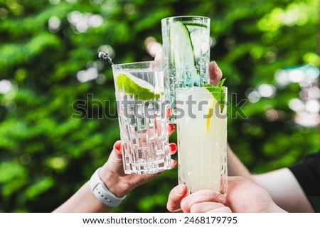 Similar – Image, Stock Photo cocktail Cocktail outdoor