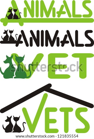 vet, animals - cat and dog