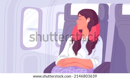 Similar – Image, Stock Photo young woman asleep in bed at night