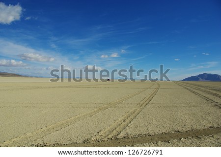 Black Rock Desert wide open, Nevada