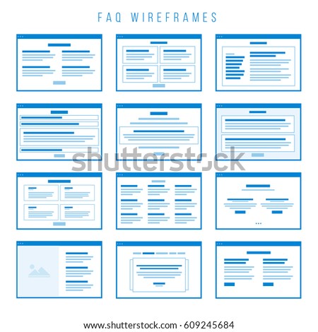 Wireframe components to build your own website mockup. You can combine them to create some unique prototypes and to build your first draft of your website design.