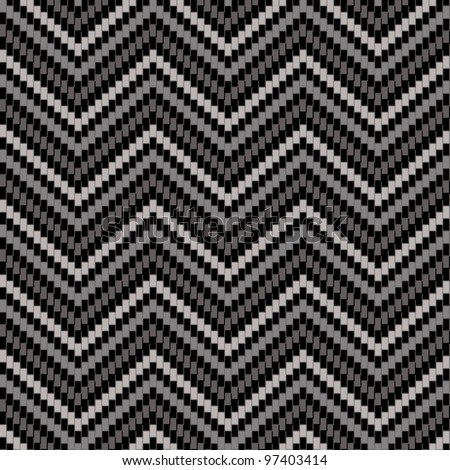 Herringbone Tweed pattern in greys repeats seamlessly.