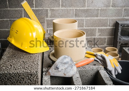 Parts and tools for the construction of modular ceramic chimney in the house