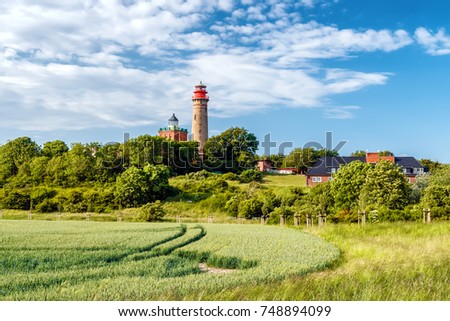 Similar – Image, Stock Photo Cape Arkona lighthouse in winter