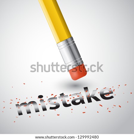 Erase mistake isolated