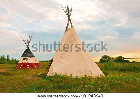 Similar – Image, Stock Photo reserve Tee Pee