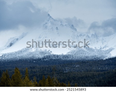 Similar – Image, Stock Photo Rocky formations near still lake