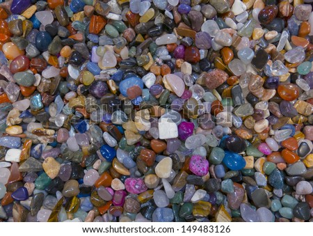 collection of colorful stones