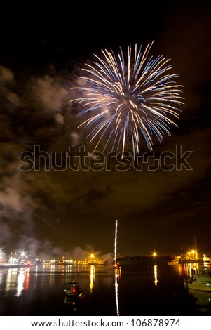 Fireworks over the Gulf of Mexico