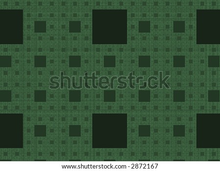 A background pattern of green blocks on green