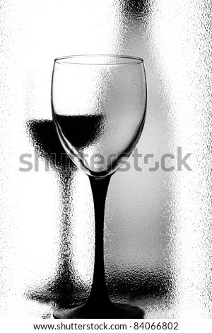 Abstract black and white wine background design.