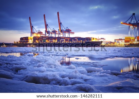 Similar – Image, Stock Photo Cranes over Hamburg | UT Hamburg