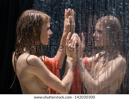wet woman