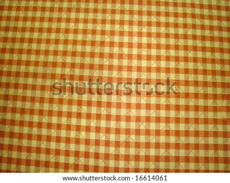 orange picnic cloth