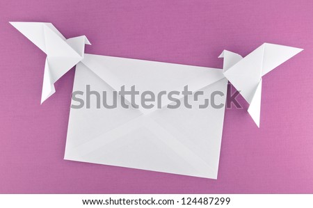 pigeons and envelope