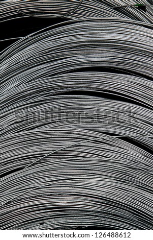 Texture of steel wire in a coils