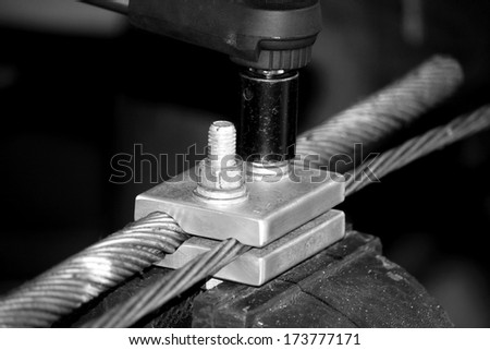 A torque tool of hardware for clamp cable