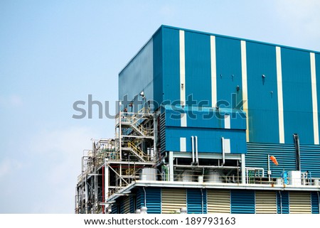 Building factory of gas
