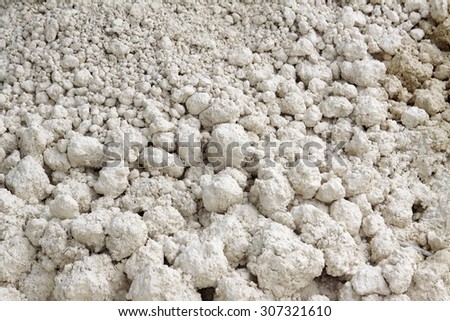 White clay filler(The Clay of Din Sor Phong).It is powder use for face or body. Or for major festival for example Songkran festival ,Thailand