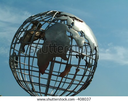 One globe of the world