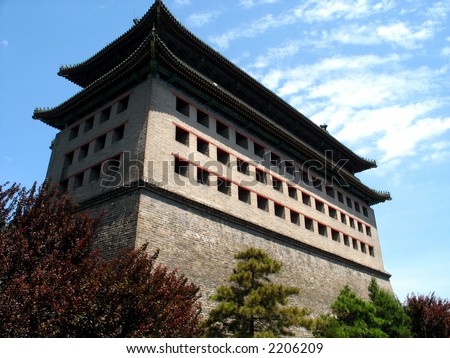 architecture used for defend the city and block the enenies in ancient china(Ming and Qing Dynasty)