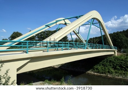 New bridge across stream