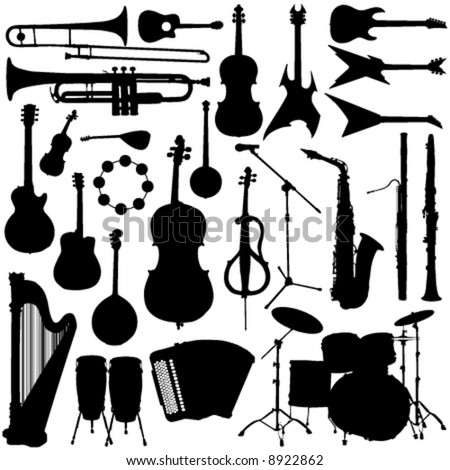 Music Instrument Vector - 8922862 : Shutterstock