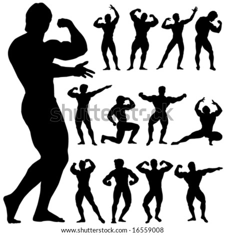 body building vector by sabri deniz kizil, via Shutterstock ...