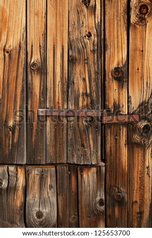 Natural wood warm brown texture; old locker