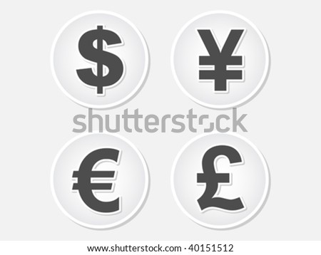 money icons illustration