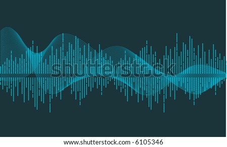 vector music wave- vector