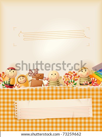 Sweet Yellow Childhood Memories- Background With Space For Text Stock ...