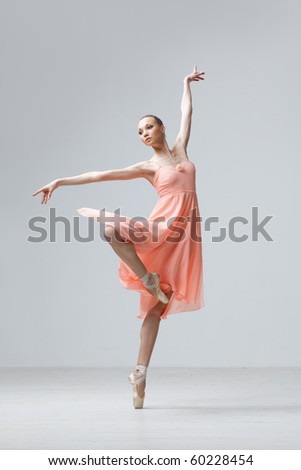 Modern Style Dancer Posing On Studio Background Stock Photo 60228454 ...