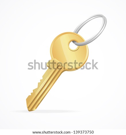 Vector Golden Key