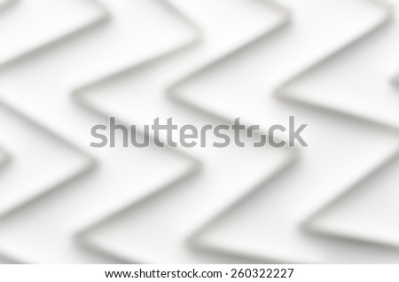 An image of white paper graphs making corridors on a white background photographed in an off focus style