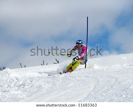 ski slalom
