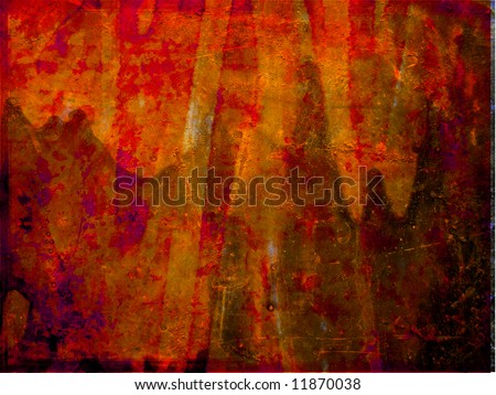 Rusty scratched background